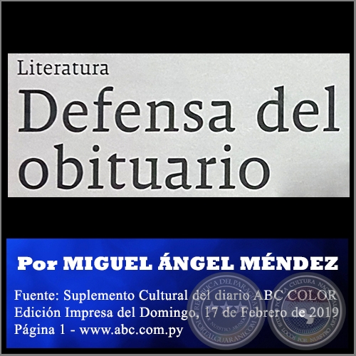EL DUQUE DE BURGUNDY - Por MIGUEL ÁNGEL MÉNDEZ -  Domingo, 17 de Febrero de 2019